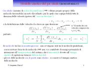 Modello cinetico del gas ideale (monoatomico):