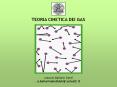 TEORIA CINETICA DEI GAS PowerPoint PPT Presentation