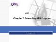HRD        Chapter 7. Evaluating HRD Programs PowerPoint PPT Presentation