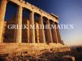 GREEK MATHEMATICS PowerPoint PPT Presentation