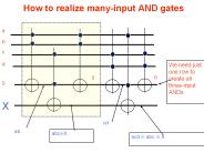 How to realize many-input AND gates