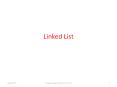 Linked List PowerPoint PPT Presentation