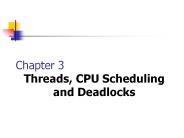 Threads, CPU Scheduling and Deadlocks