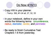Do Now 4/16/13
