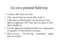 Go on a pretend field trip. PowerPoint PPT Presentation