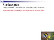 Surface area