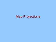 Map Projections