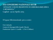 XXI CONGRESSO NAZIONALE SICOB