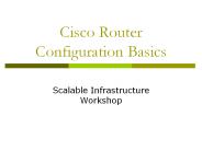 Cisco Router Configuration Basics