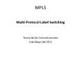 MPLS PowerPoint PPT Presentation