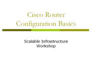 Cisco Router Configuration Basics