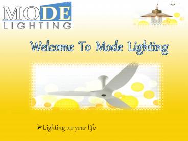 Mode Lighting - Led Lighting Online