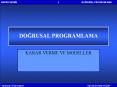 DOGRUSAL PROGRAMLAMA PowerPoint PPT Presentation