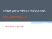Contacts Without Prescription USA - www.contacts-4us.com