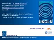 UKOLN is supported by:
