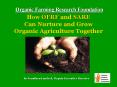 Organic Farming Research Foundation How OFRF and SARE Can Nurture and Grow Organic Agriculture Together PowerPoint PPT Presentation