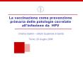 La vaccinazione come prevenzione primaria delle patologie correlate all PowerPoint PPT Presentation