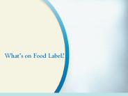 Importance of Food Labels (1)
