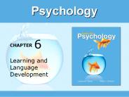 Learning and Language Development
