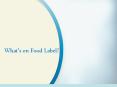 ppt food labeling powerpoint presentation free to download id