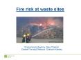 Fire risk at waste sites PowerPoint PPT Presentation