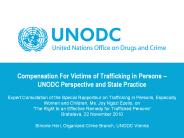 Compensation For Victims of Trafficking in Persons 
