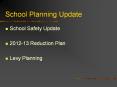 School Planning Update PowerPoint PPT Presentation