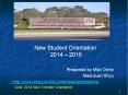 New Student Orientation              2014  PowerPoint PPT Presentation