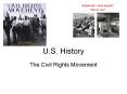 U.S. History PowerPoint PPT Presentation