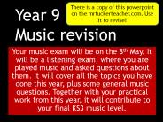 Year 9 Music revision