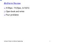 Advanced Topics in Software Engineering 1