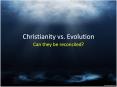 Christianity vs. Evolution