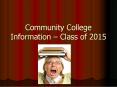 Community College Information  PowerPoint PPT Presentation