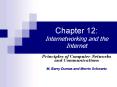 Chapter 12: Internetworking and the Internet PowerPoint PPT Presentation