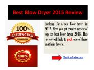 Best professional hair dryer Review