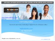 Best SAP Training Institute in Bangalore- RadiantTCO