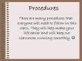 Procedures PowerPoint PPT Presentation
