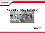 Automatic Feature Extraction