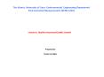 Introduction The policy document identifies environmental quality assurance and quality control (QA/QC) policies and procedures that have to  be adopted and be followed by water and wastewater analysis laboratories to carry out sampling and compliance te PowerPoint PPT Presentation