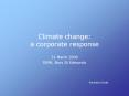 Climate change: a corporate response PowerPoint PPT Presentation