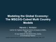 Modeling the Global Economy: The MSG3/G-Cubed Multi Country Models PowerPoint PPT Presentation