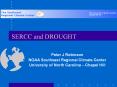 SERCC and DROUGHT PowerPoint PPT Presentation