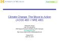 Climate Change: The Move to Action (AOSS 480 // NRE 480) PowerPoint PPT Presentation