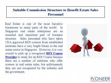 Suitable Commission Structure to Benefit Estate Sales Personnel