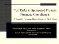 Top Risks in Sponsored Projects Financial Compliance: A Specific Focus on Direct Costs vs. F PowerPoint PPT Presentation