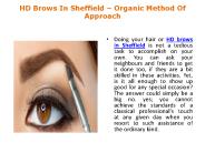HD Brows In Sheffield