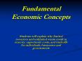 Fundamental Economic Concepts PowerPoint PPT Presentation
