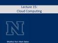 Lecture 15: Cloud Computing PowerPoint PPT Presentation