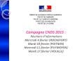 Campagne CNDS 2015 : PowerPoint PPT Presentation