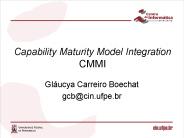 Capability Maturity Model Integration CMMI